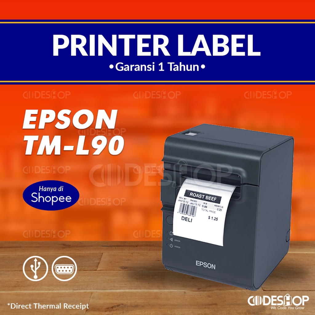 Epson TM-L90 Printer Label Thermal Auto Cutter