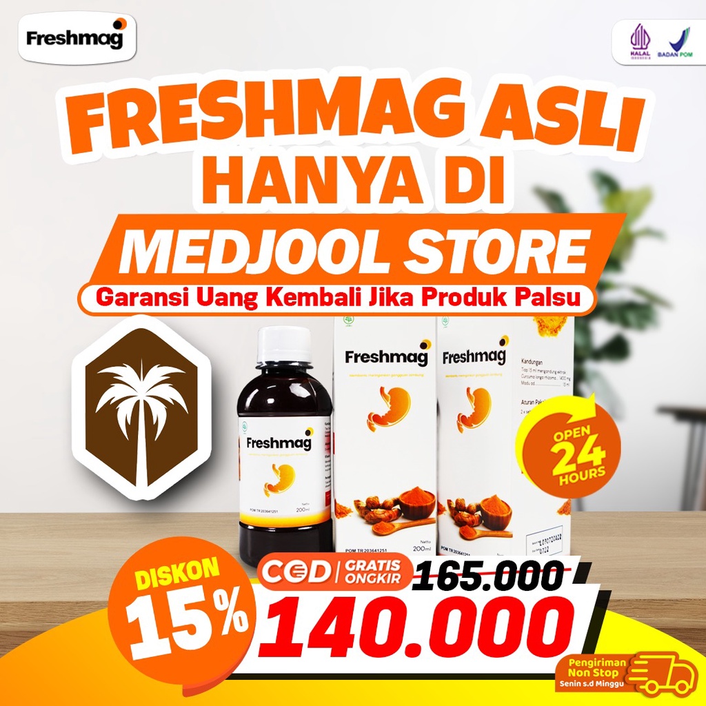 FRESHMAG - 3x Lebih Cepat Atasi Masalah Lambung | Original Madu Herbal Obat Maag Atasi Magh Kronis Gerd Asam &amp; Infeksi Radang Lambung Penambah Nafsu Makan Lancarkan Pencernaan Cegah Mual Muntah Fresh Maag Presmag