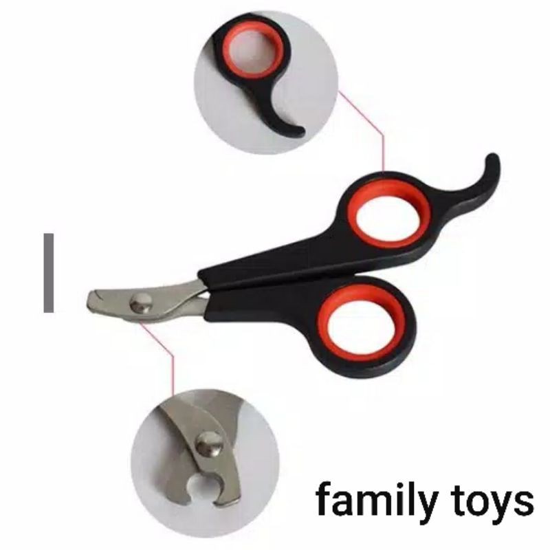 family games Gunting kuku anjing kucing marmut hewan stainless steel sugar glider pet care tool