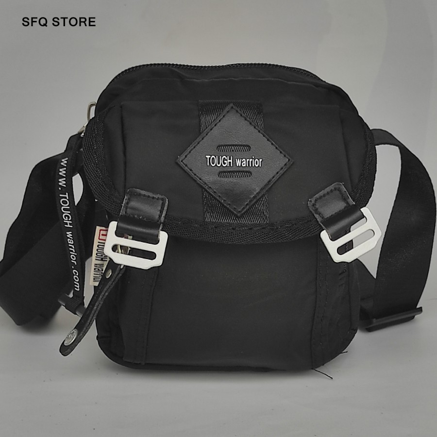 Tas Selempang Impor Pria Black Tas Olahraga Tahan Air