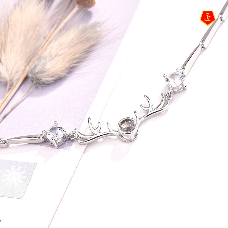 [Ready Stock]Women's Fashion Elegant Antlers Bracelet