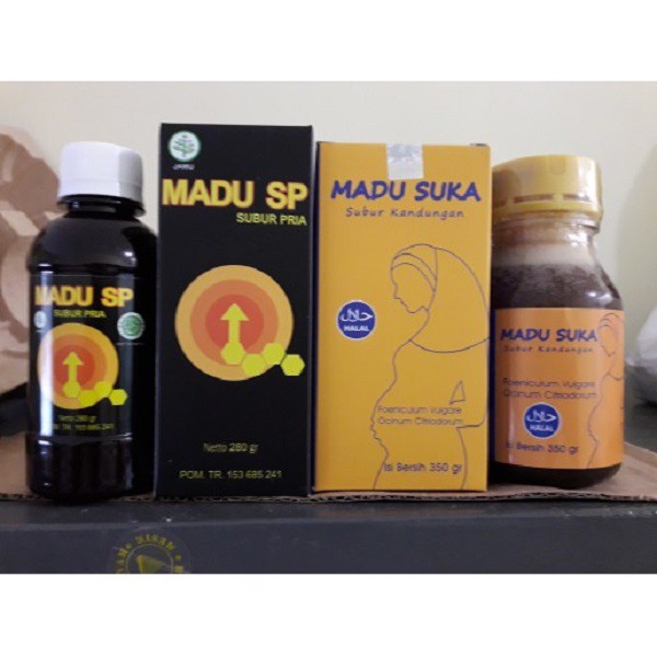 Paket Promil Paket madu Penyubur Kandungan dan madu Subur Pria FREE ALAT TEST PAK