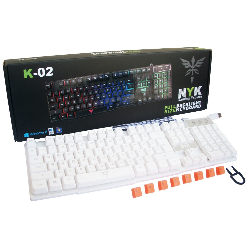 Trend-NYK Keyboard Gaming K-02 Full Backlight-HITAM