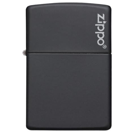 Paket lengkap korek Zippo Black Matte plus minyak kapas batu sumbu karet tutup zippo