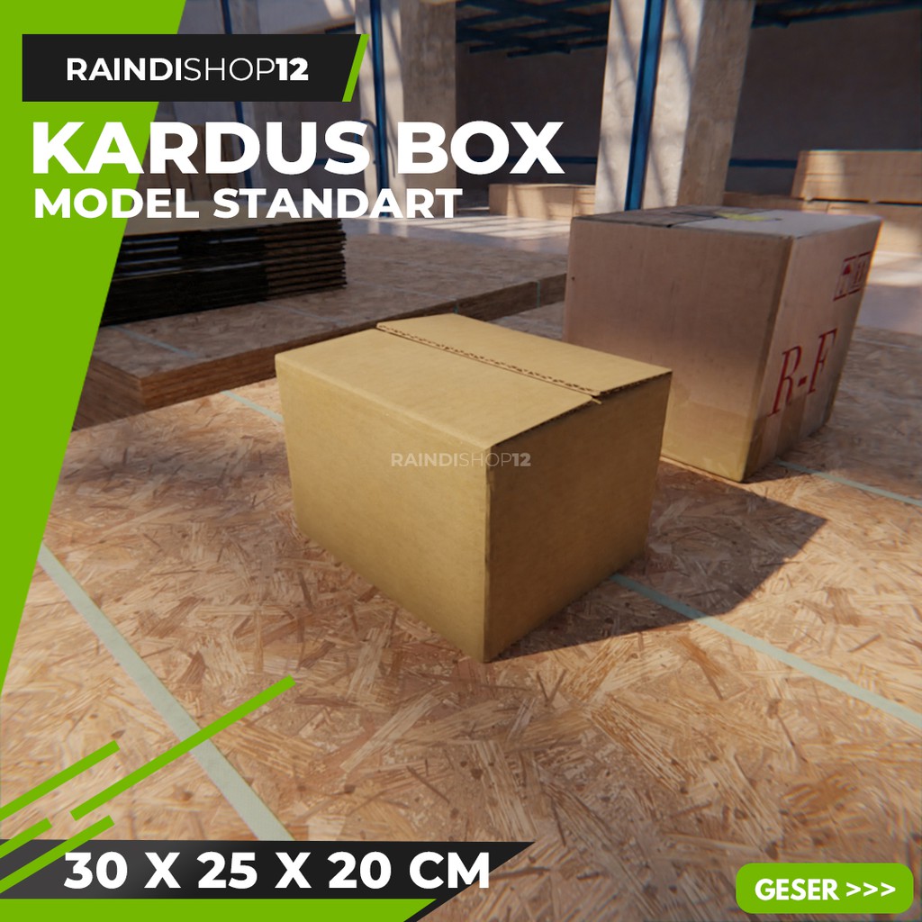 

BOX 30 X 25 X 20 CM KARDUS KOTAK KEMASAN PACKAGING KADO POLOS