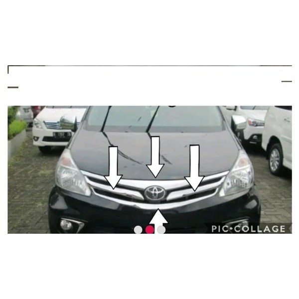 onderdil Lis grill All New Avanza All New Xenia 2012-2015 chrome