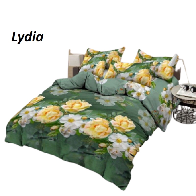 Ss Bedcover Set 160 Lady Rose 160x200 queen size no. 2 RUMBAI Bed Cover TERMURAH part a