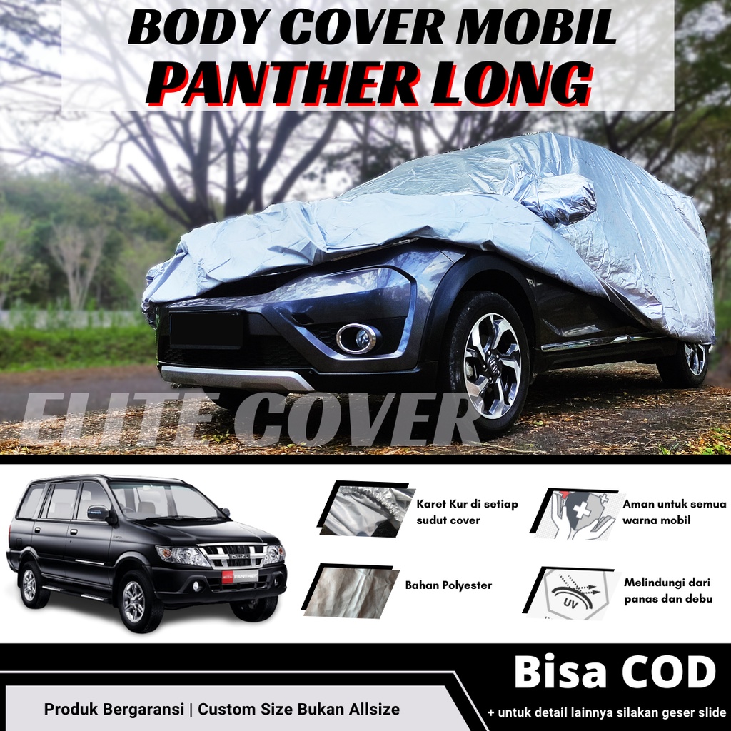 Body Cover Panther Long Sarung Selimut Mantel Mobil Panther