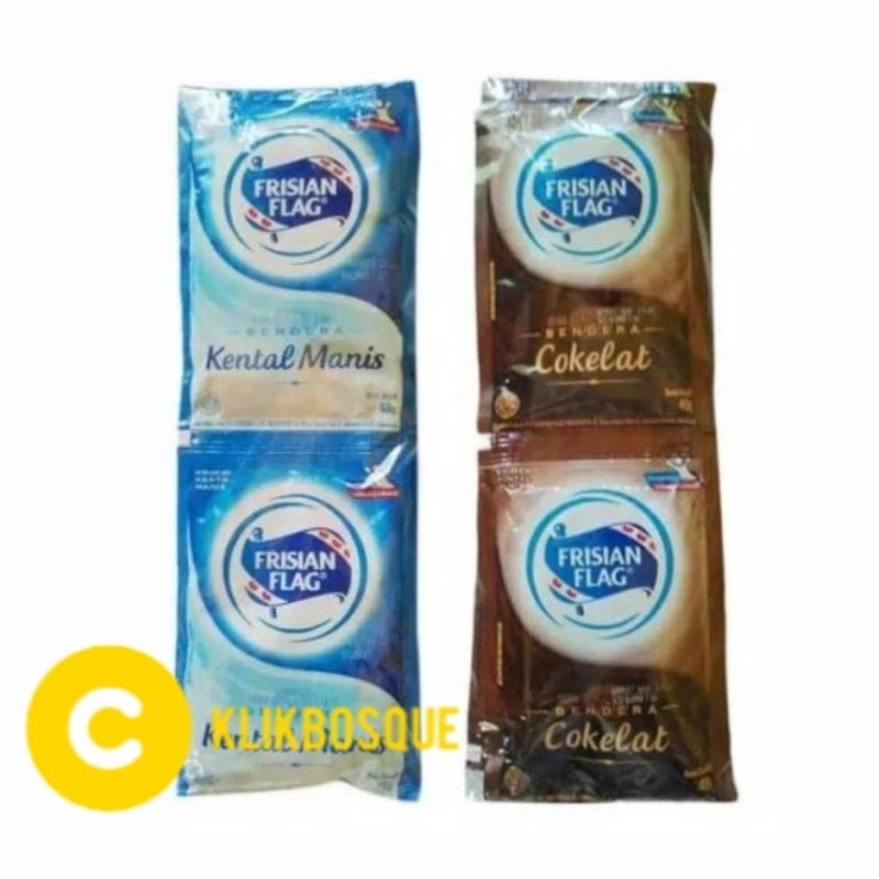 

Frisian Flag Bendera Kental Manis 6 sachet x 40gr