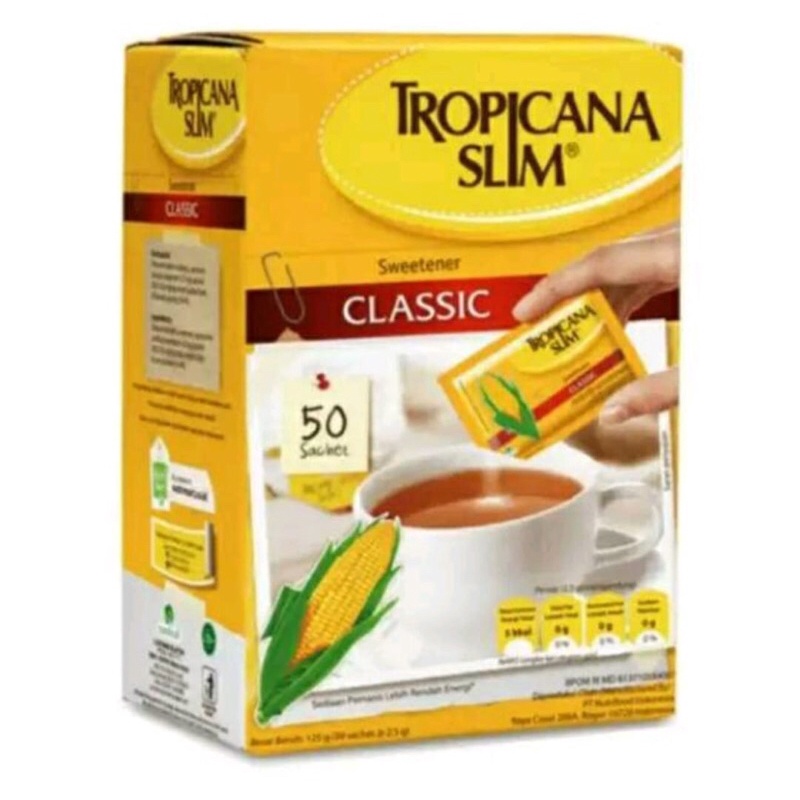 

Tropicana Slim Classic 50 sachet