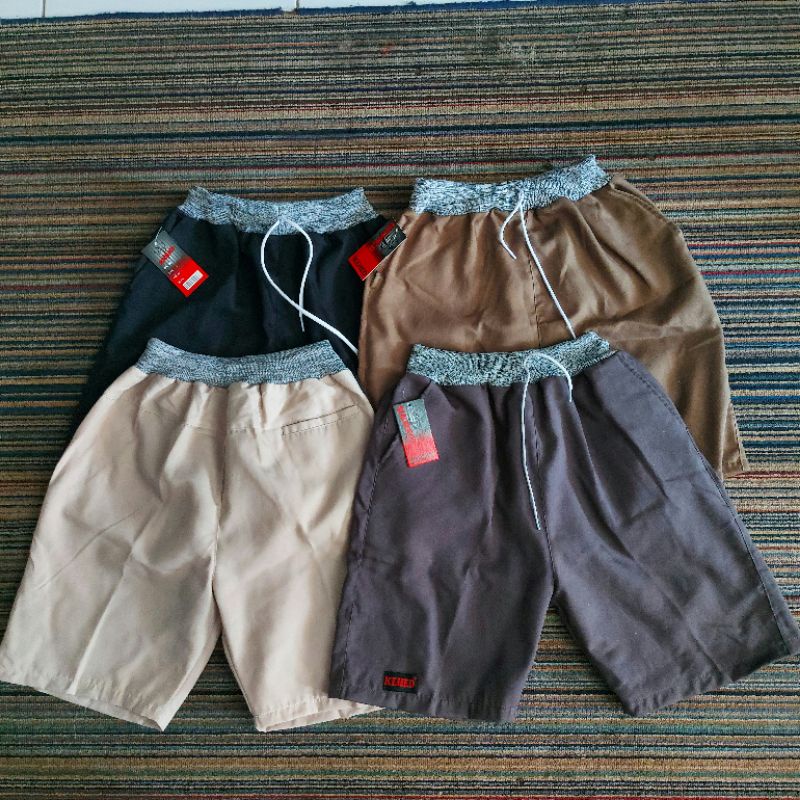 GROSIR Celana Pendek Pria Chinos Chino Rib Rip Distro Bertali Murah Santai Pantai Kolor