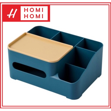 HomiHomi Kotak Tissue Unik Serbaguna Box Storage Plastik Decorative KT003