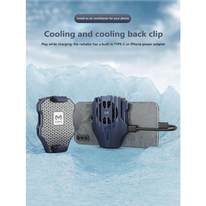 Memo DL02 Cooler HP Gaming Fan Kipas Pendingin HP Cooling DL-02 DL 02