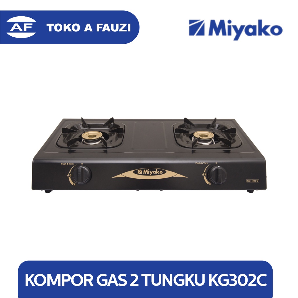 KOMPOR GAS 2 TUNGKU MIYAKO KG-302C