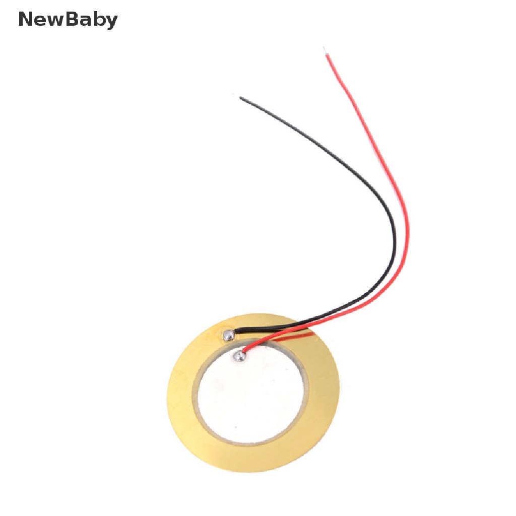 Newbaby 10pcs Disk Drum Piezo Elements 35mm Dengan Sensor Trigger + Kabel Tembaga