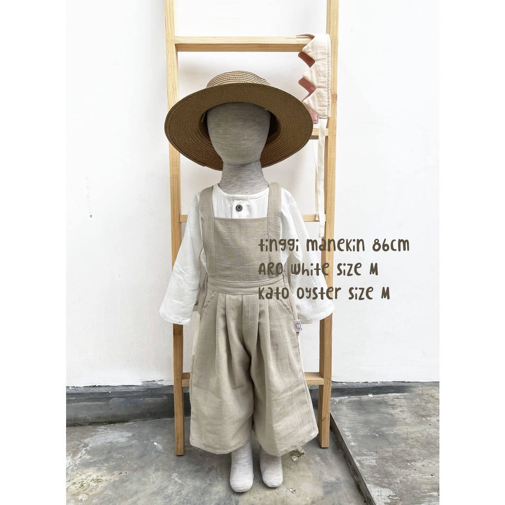 KATO - Salopette Linen Corduroy Celana Overall Overalls Anak Laki-Laki Perempuan KADO ULANG TAHUN BAYI MURAH