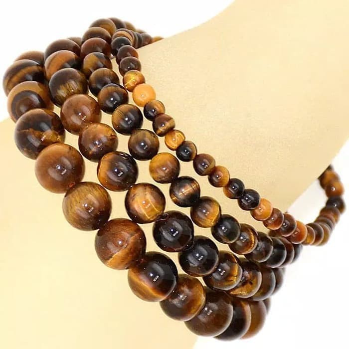 Jual Gelang Batu Tiger Eye Natural Stone Original Bracelet 6 12 Mili 6 Mili Terbaik Shopee Indonesia