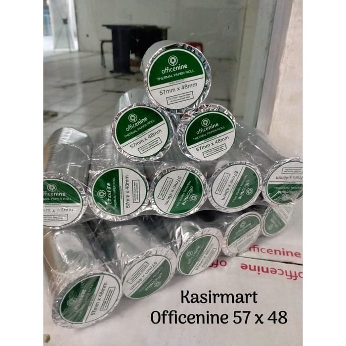 

Terbaru Kertas Thermal Officenine / Papergo 58x48 Hitam - Kertas Struk 57 x 47 Best Seller
