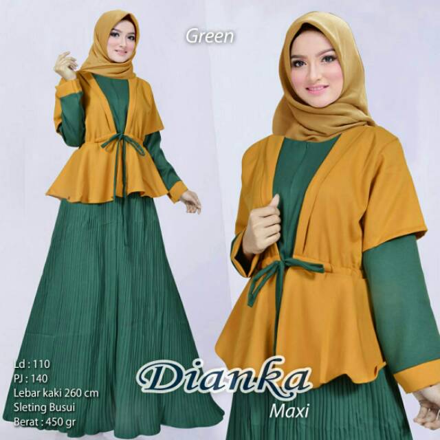 Dianka Maxi Dress Fashion Muslim