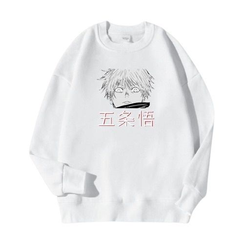 Sweashirt Crewneck Print Jujutsu Kaisen || Jujutsu Kaisen Crewneck Basic ( Pria &amp; Wanita )