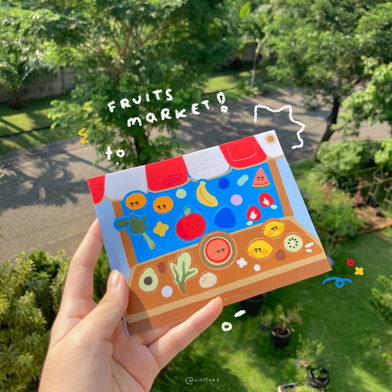 

Riceloaf Fruit Shop Sticker Sheet Cute Korean Aesthetic