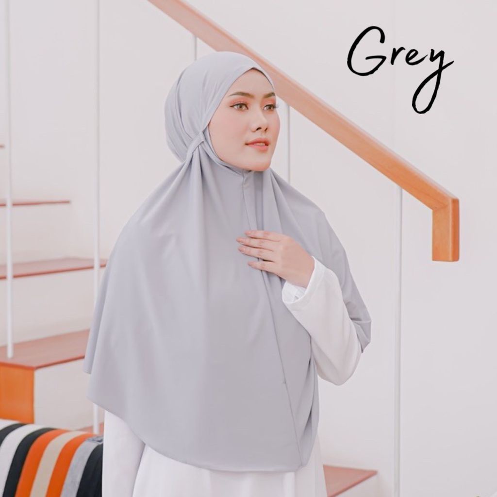 (PROMO )HIJAB INSTAN NAYARA BERGO KERUDUNG NAYARA HITAM POLOS JILBAB INSTAN NAYARA TERBARU