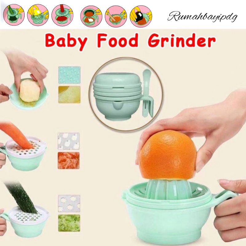 [rumahbayipdg] Baby food maker 10in1 grinding set alat perlengkapan MPASI