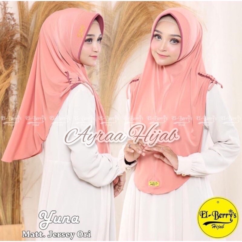 AYRAAHIJAB | Jilbab Instan Jersey Yuna ORI El Berrys Hijab