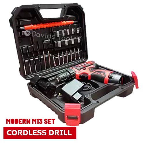 Mesin Bor Cas Cordless Modern 12v