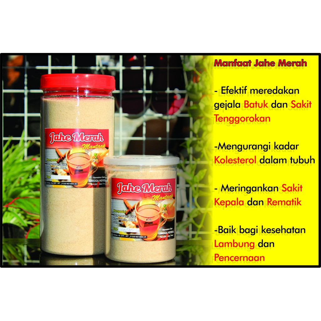 

Jahe merah bubuk/serbuk 1kg
