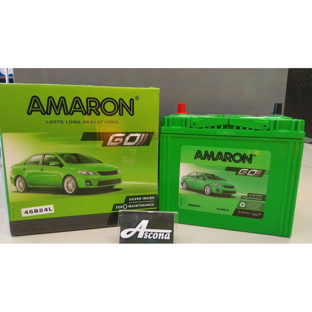 Jual Aki Amaron GO NS60L / 46B24L (Grand Livina, March, Evalia, Baleno