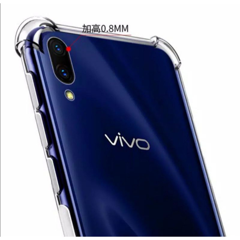 Case Vivo Y3 Y11 Y12 Y15 Y17 U3x U10 Silicon Softcase Bening Transparan Casing Cover Silikon Clear