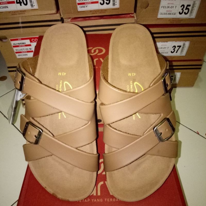 Carvil sandal cowok 100 % Asli 100% ORI