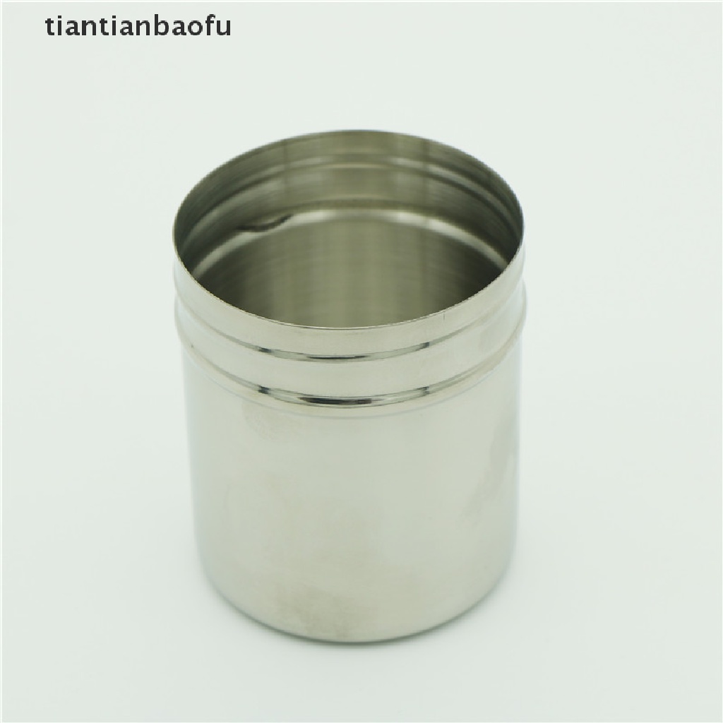 [tiantianbaofu] Stainless Steel Chocolate Shaker Icing Sugar Powder Cocoa Flour Coffee Sifter Boutique