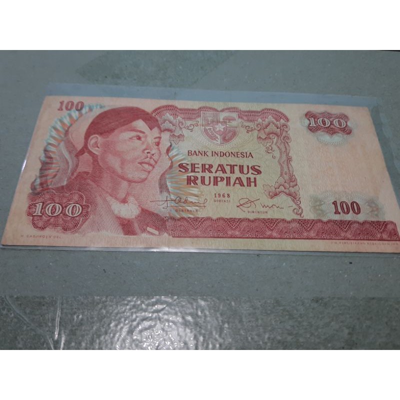 uang kuno 100 sudirman