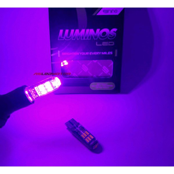 BARU  LAMPU LED T10 SENJA PURPLE LUMINOS l LAMPU SENJA LUMINOS