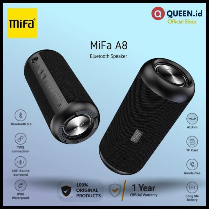 Mifa A8 Tws Bluetooth Speaker 30W Stereo Ipx6 Waterproof