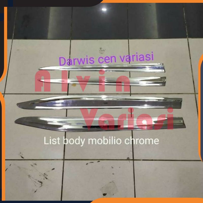 [Promo] List body mobilio list bawah pintu mobilio chrome
