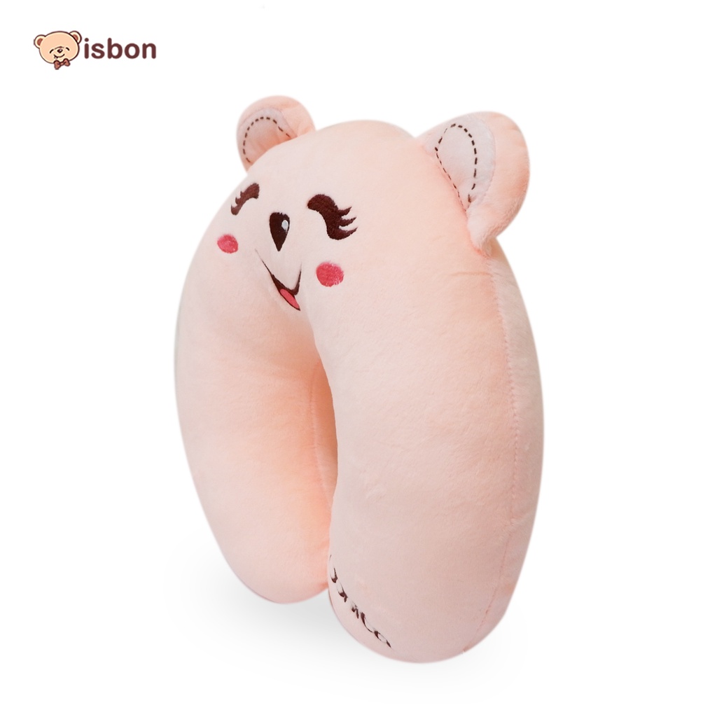 Bantal Leher Dewasa BORDIR BONITA travel pillow ISTANA BONEKA Neckrest Comfy Nyaman untuk traveling jarak jauh