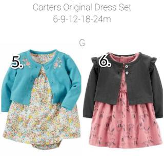  Baju  Bayi  Perempuan Carter s  Ori Setelan Dress dan 