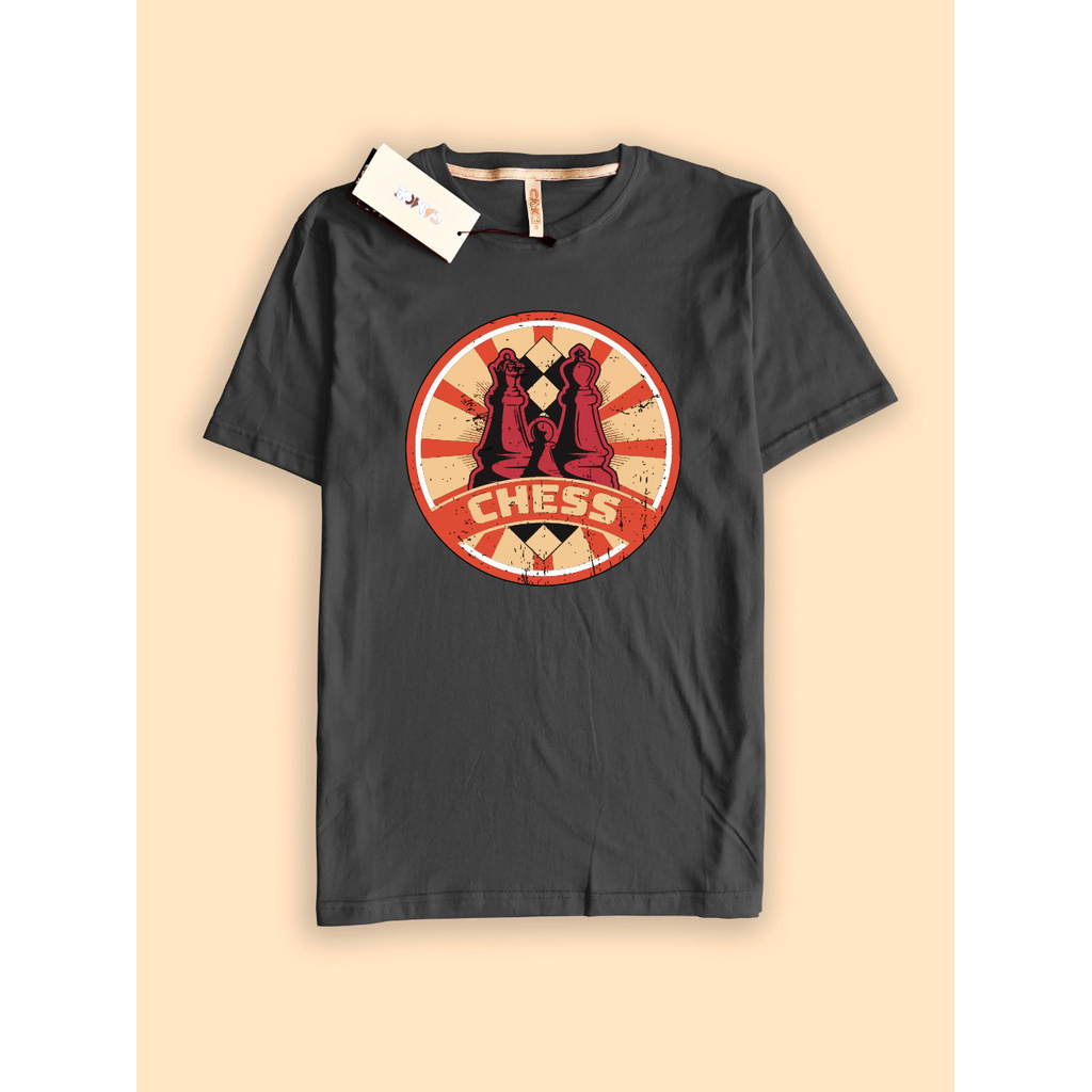 Kaos Tshirt Catur Chess Logo
