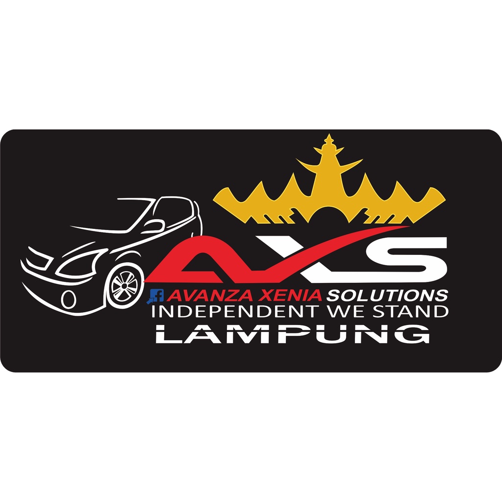 CUTTING STICKER AXS LOGO
