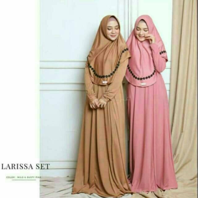 LARISSA SET KHIMAR / GAMIS SURABAYA MURAH