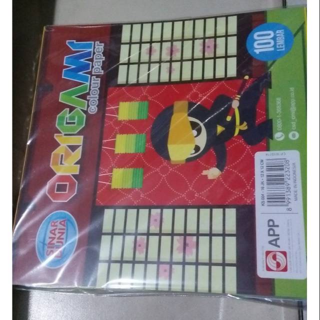 

Origami 12 x 12 kecil 1 pack