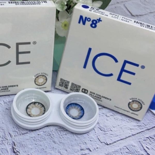 ➷ Softlens Ice N8+/ Softlens Ice N8 plus minus dan plano normal /Softlense /Softlen X2 baru ➱