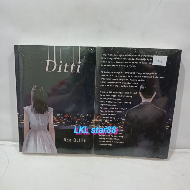 Buku Novel Ditti by Nda Quilla