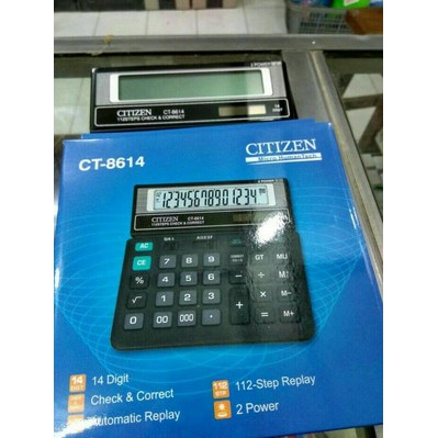 Alat Menghitung Kalkulator CT-8614 CITIZEN 14 Digit Termurah.