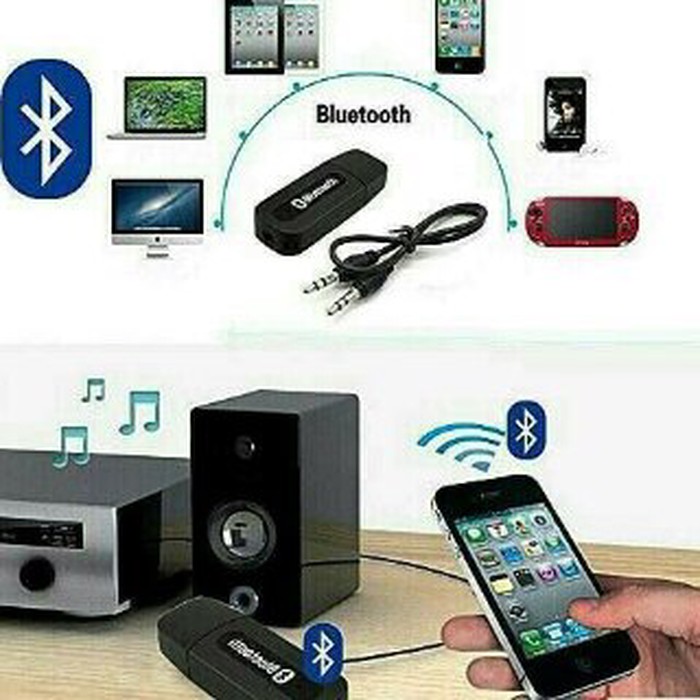 USB Bluetooth Receiver Adapter Wireless Audio Stereo AUX