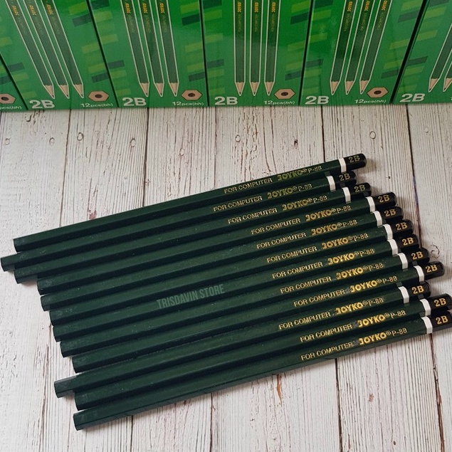 

Pensil 2B untuk komputer Joyko P-88 / Joyko P-88 pensil 2B untuk komputer |LUSINAN|