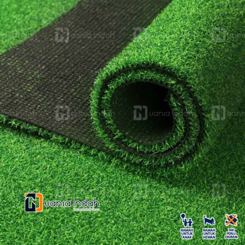 rumput sintetis golf premium ukuran 100x300 cm